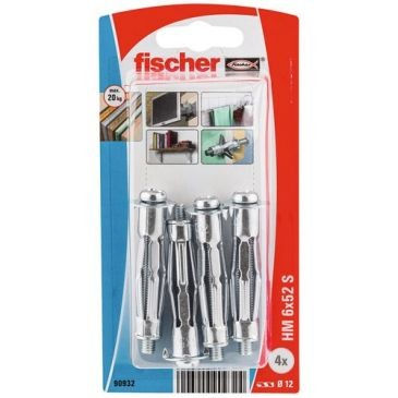 FISCHER FIXATION CHEVILLE CORPS CREUX HM 6X52 S K NV