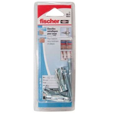 FISCHER FIXATION Cheville métal HM-S 4x32 /25b sans vis sachet