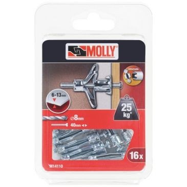 Molly Cheville molly 4x33mm+vis m4 c/16 coque