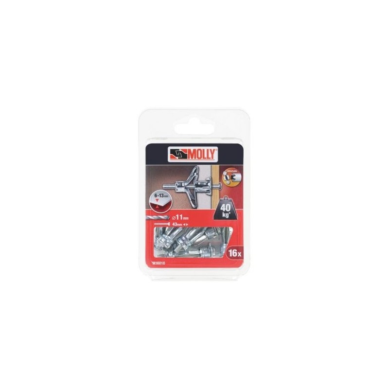 Molly Cheville molly 5x36mm+vis m5 c/16 coque