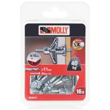 Molly Cheville molly 5x36mm+vis m5 c/16 coque