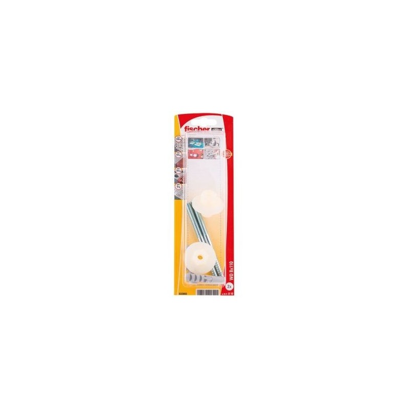 Fischer Cheville wd 8x110 lavabos/urinoirs blister de 2