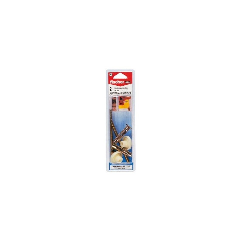 FISCHER FIXATION Cheville WD HM 8x55 /2k pour lavabo dans matériau creux sc