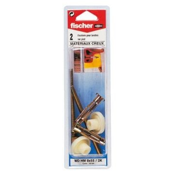 FISCHER FIXATION Cheville WD HM 8x55 /2k pour lavabo dans matériau creux sc
