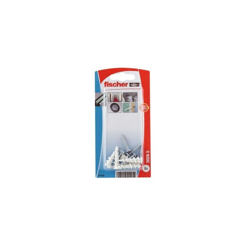 Fischer Chevilles plaques de plâtre avec vis MDN s/6k