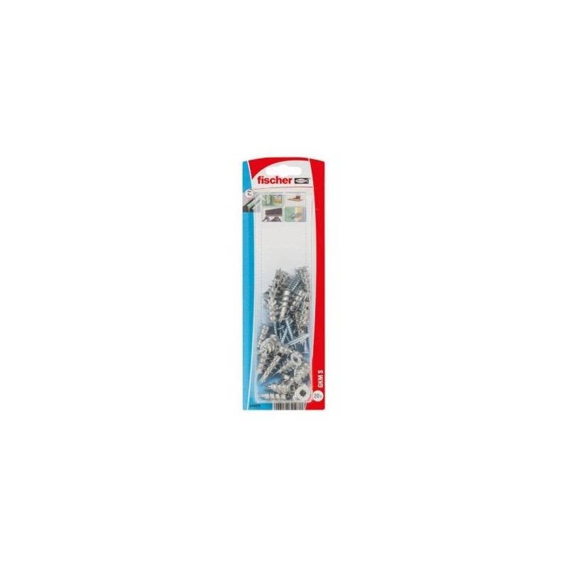 Fischer Chevillle autoperceuse metal gkmsf blister de 20