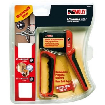 Molly Kit pince + 40 chevilles molly + vis