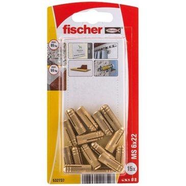 Fischer Cheville expansion laiton MS 6x22/15k nv