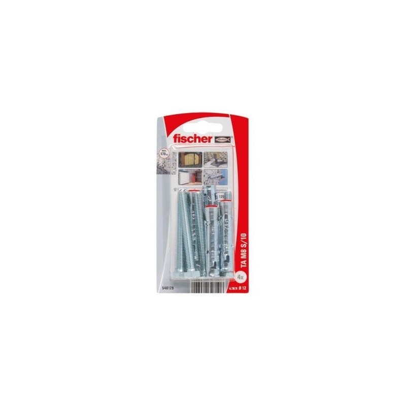 Fischer Cheville lourde tam 8s blister de 4