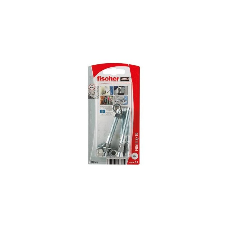 FISCHER FIXATION GOUJON FBN II 8/10 /4K NV