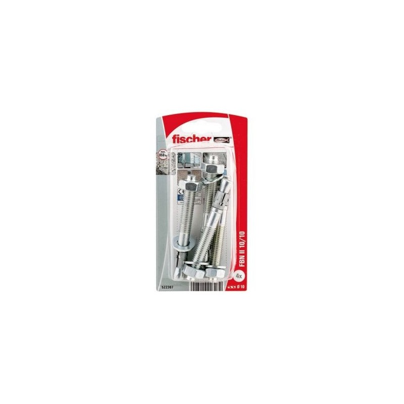 FISCHER FIXATION GOUJONS FBN II 10/10 /4K NV