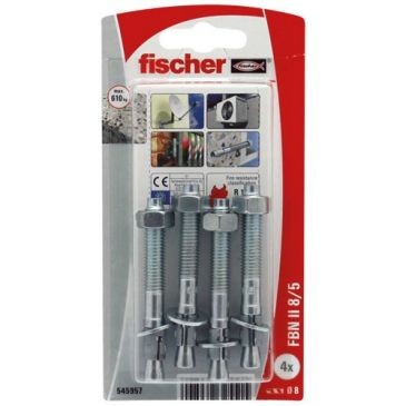 Fischer Goujons fbn ii 8/5-4k blister de 10