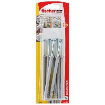 FISCHER FIXATION CHEVILLE CLOU  N 8X100S/8K-10 BLIST/BTE