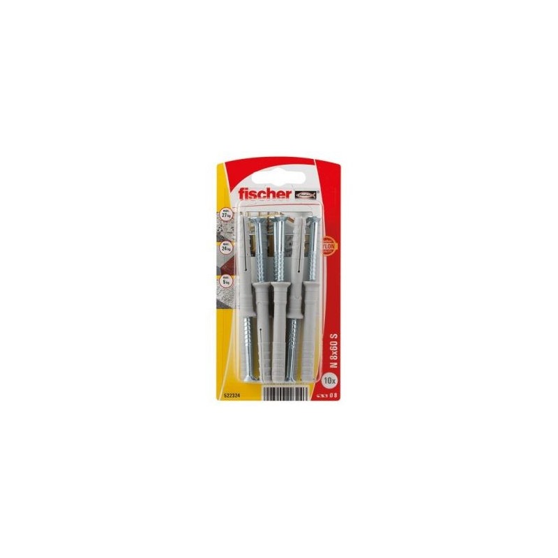 FISCHER FIXATION CHEVILLE CLOU  N 8X60 S/12 K NV