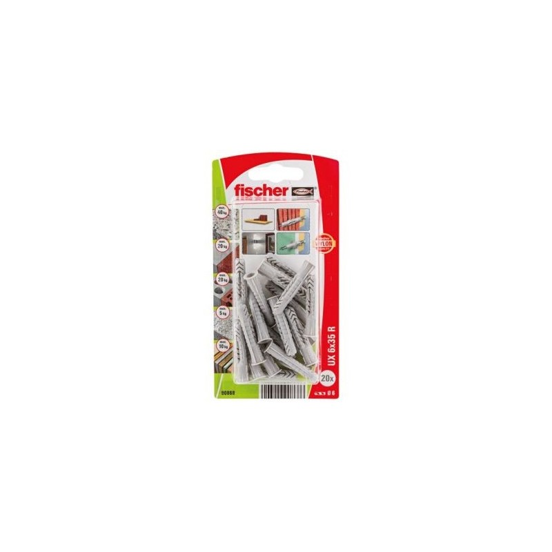Fischer Cheville multimat ux 6x35 r blister x20