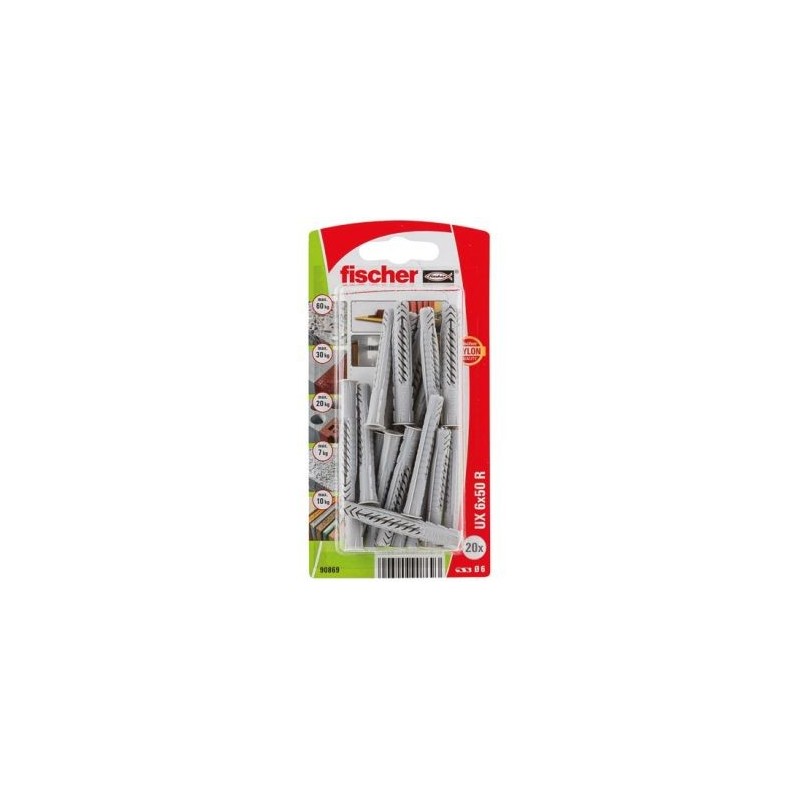 Fischer Cheville multimat ux 6x50 r blister x20
