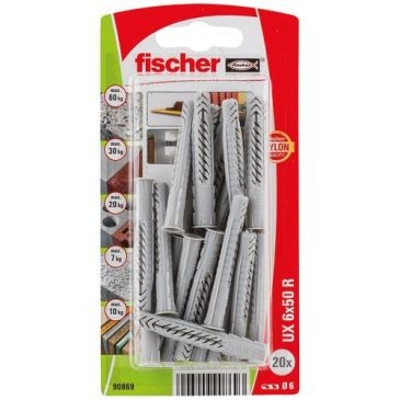 Fischer Cheville multimat ux 6x50 r blister x20