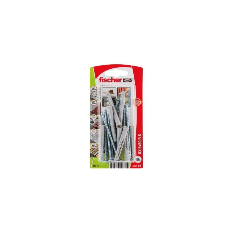 Fischer Cheville multimat ux 6x50 r s blister x10