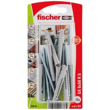 Fischer Cheville multimat ux 6x50 r s blister x10