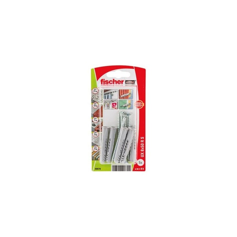 Fischer Cheville multimat ux 8x50 rs blister x5