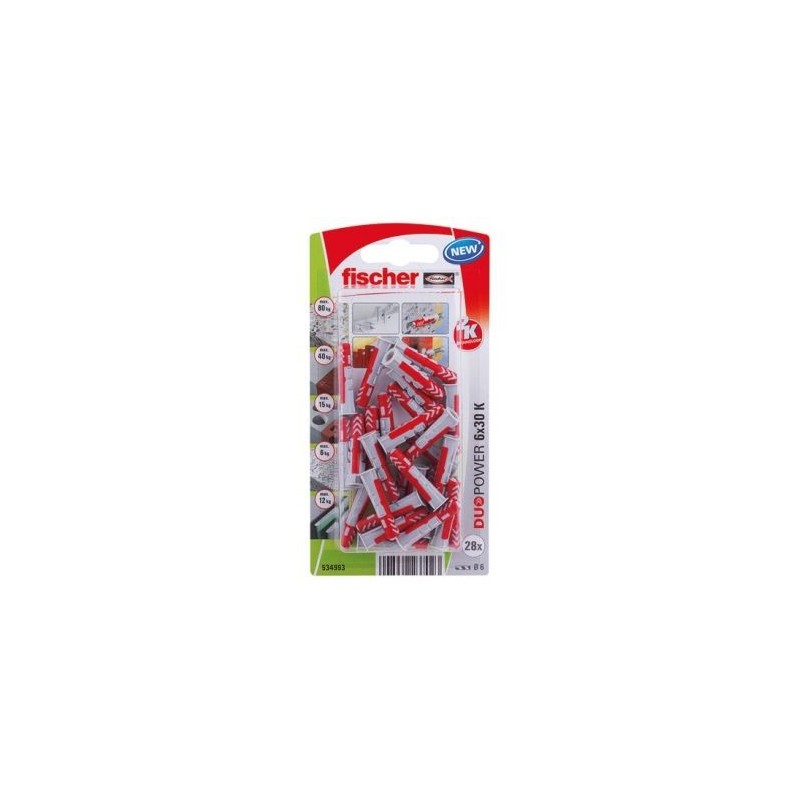 FISCHER FIXATIONS DUOPOWER 6X30 /28K NV