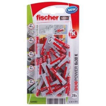 FISCHER FIXATIONS DUOPOWER 6X30 /28K NV