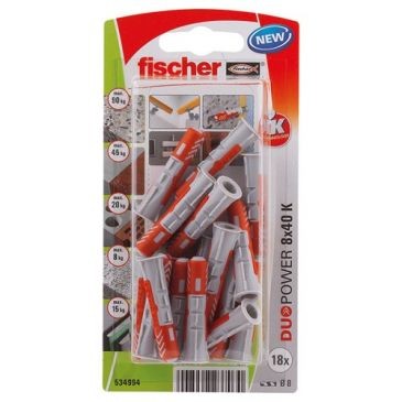 FISCHER FIXATIONS DUOPOWER 8X40 /18K NV