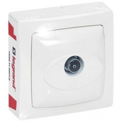 Legrand Asl prise TV mâle 9.5mm blanc - Image 3