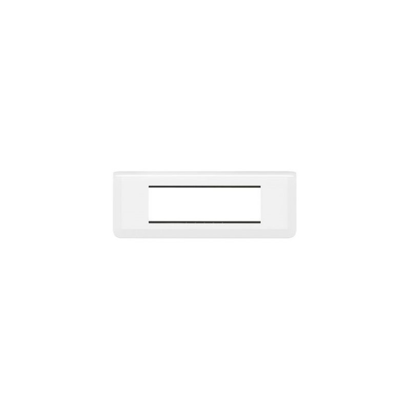 Legrand Mosaic support plaque 6 modules blanc horizontal