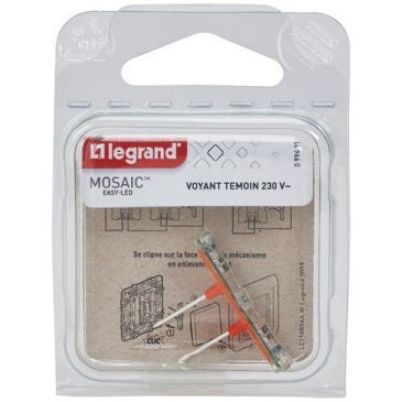 Legrand Mosaic voyant témoin led 230V