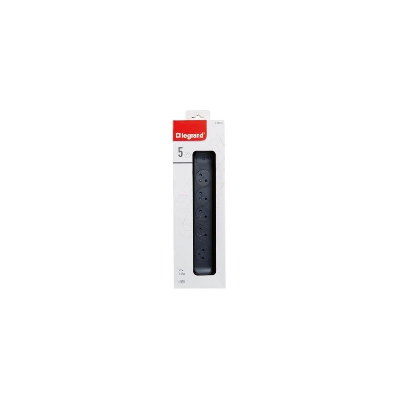 Legrand Multiprise FB 5x2P+T prenium rotative et fixable 1.5m 1mm²