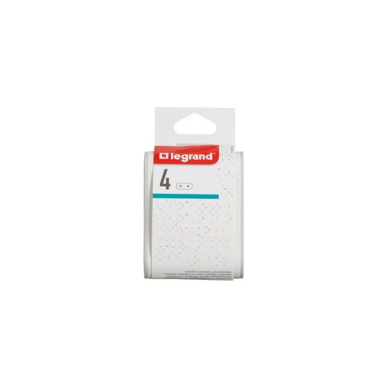 Legrand Quadriplite standard 4 prises latérales 2P 6A blanc/gris