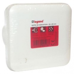 Legrand Boîte dérivation 80x80x45 Plexo blanc 7 embouts vrac - Image 3
