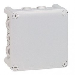 Legrand Boîte dérivation 130x130x74 Plexo gris 10 embouts vrac - Image 3