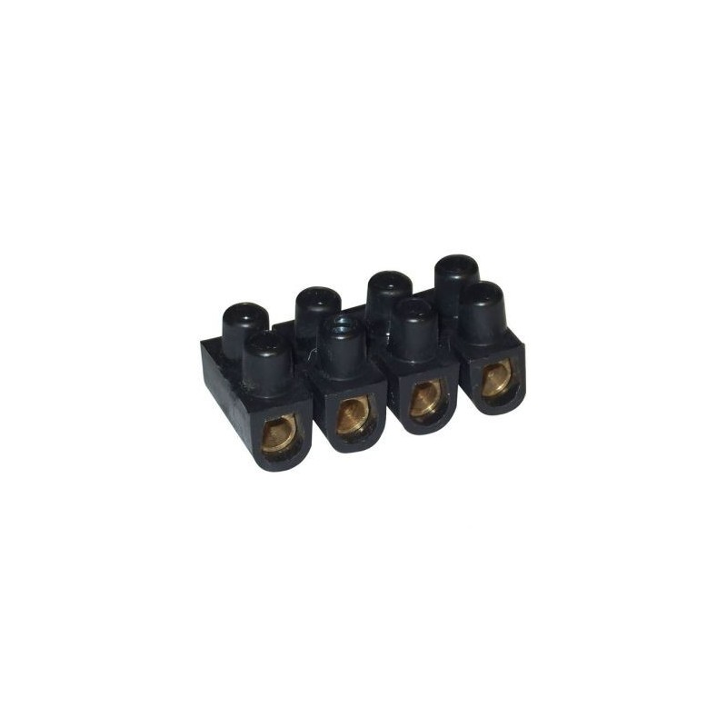 Electraline Barrette de 12 connexions 6 mm2 noir