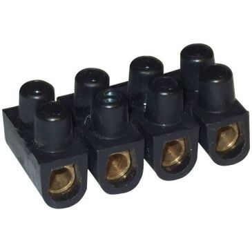 Electraline Barrette de 12 connexions 6 mm2 noir