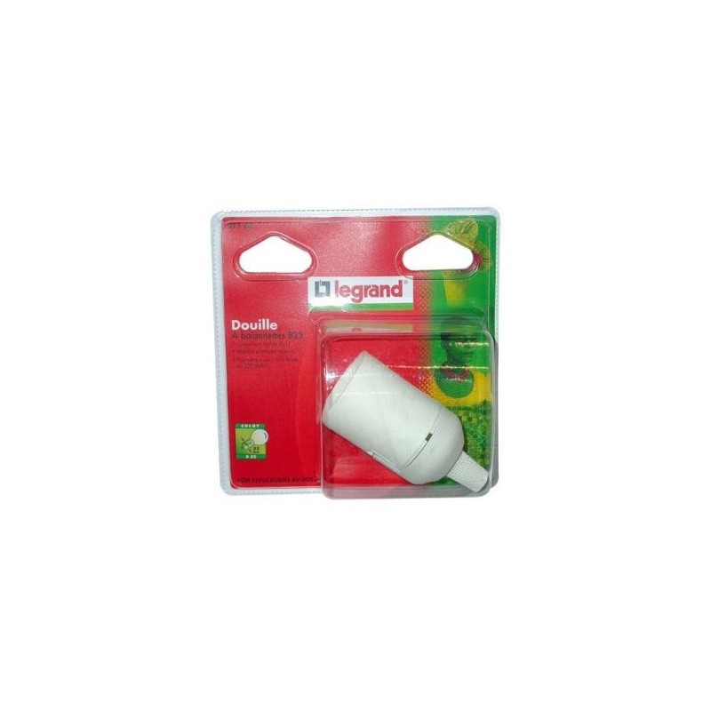 Legrand Douille B22 nylon connection automatique s/c