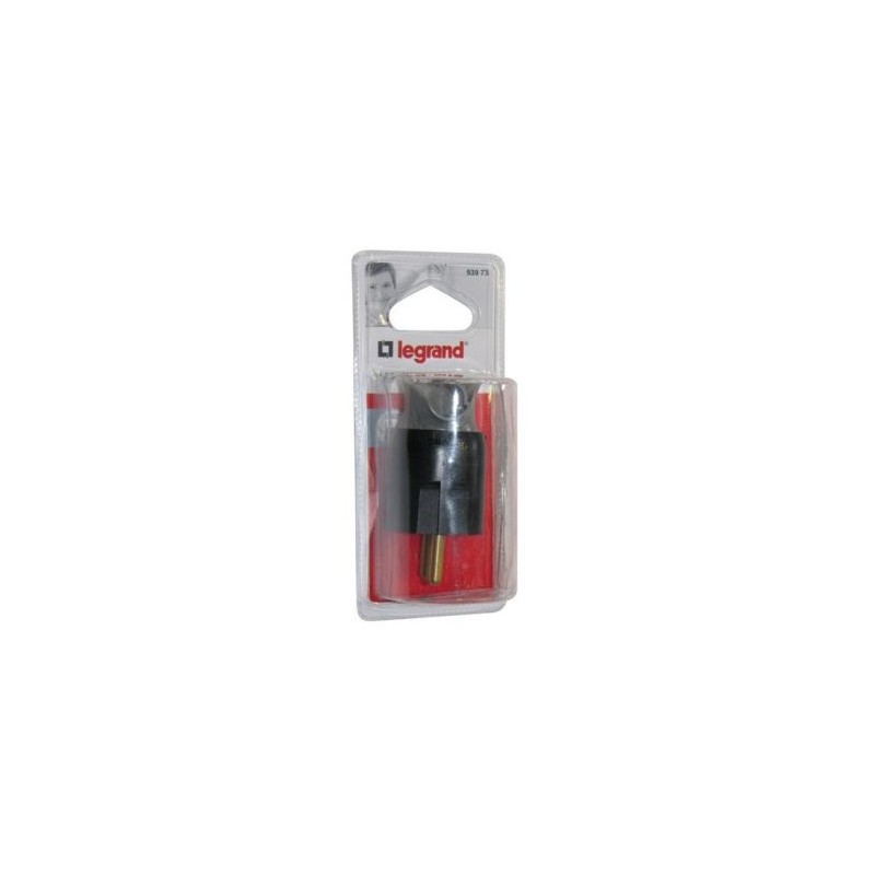 Legrand Fiche mâle 2p+t orientable noir blister