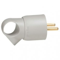 Legrand Fiche mâle 2p+t annela gris vrac - Image 3