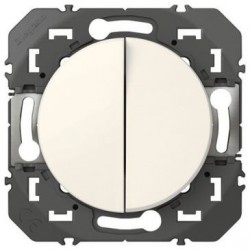 Legrand Double va-et-vient 10a blanc Dooxie - Image 3