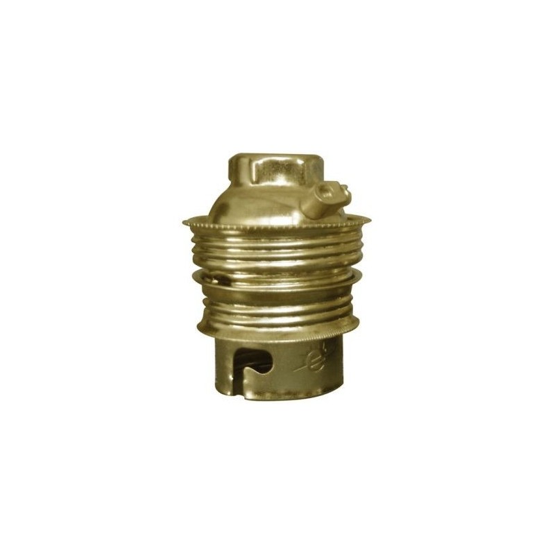 Zenitech Douille B22 acier laitonné double bague borne terre en vrac
