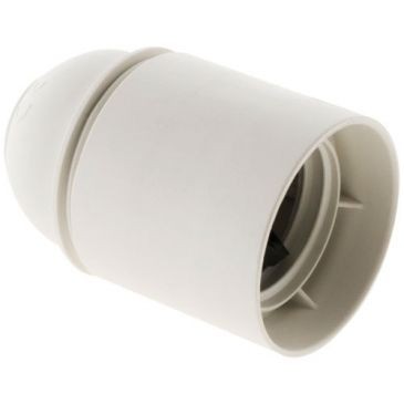 INOTECH Douille E27 lisse plastique blanc vrac