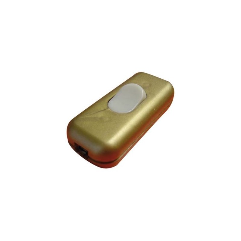 Zenitech Interrupteur unipolaire luminescent or en vrac