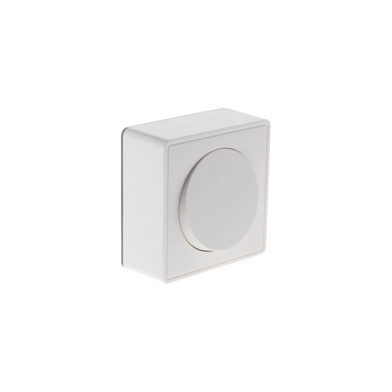Zenitech Interrupteur va vient 10a saillie vulco blanc sous film