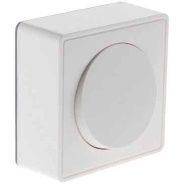 Zenitech Interrupteur va vient 10a saillie vulco blanc sous film
