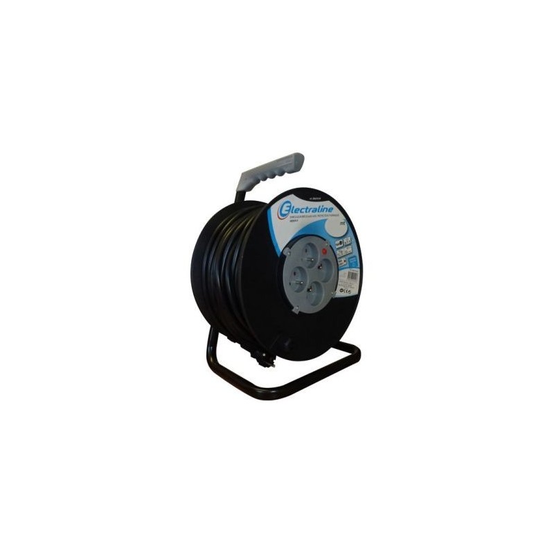 Electraline Enrouleur brico vvf 3G1.5 25m