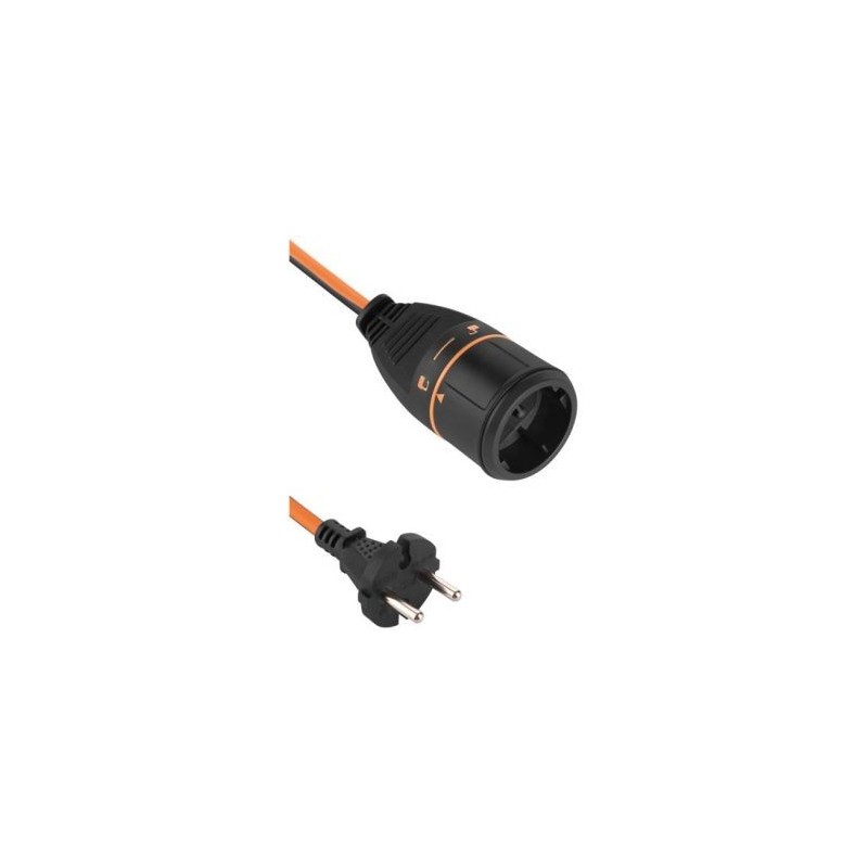 Electraline Prolongateur jardin verouillage electralock vvf 2x1.5 20m