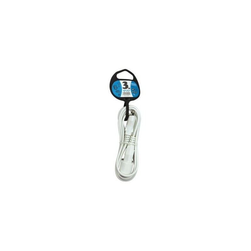 Zenitech Prolongateur HO3vvf 2g0.75 coloris blanc 3 m