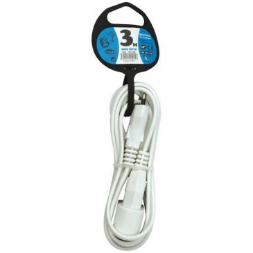 Zenitech Prolongateur HO3vvf 2g0.75 coloris blanc 3 m