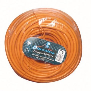 Electraline Prolongateur jardin 2x1.5 20m